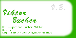 viktor bucher business card